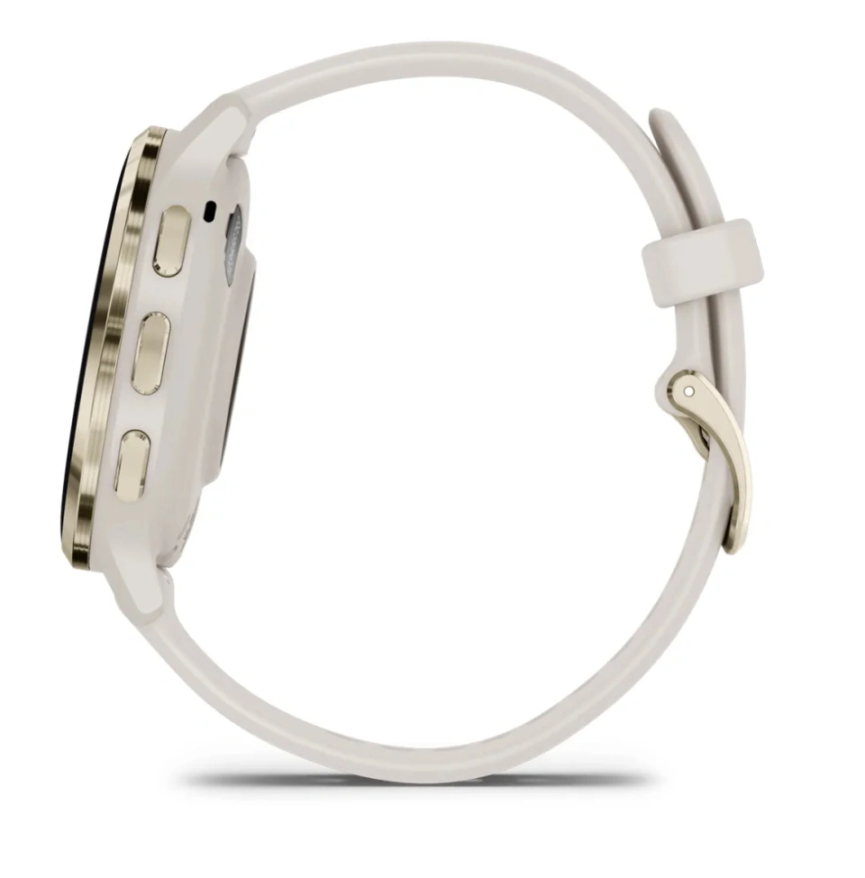 Garmin Venu 3S Cream Gold/Ivory, Silicone Band