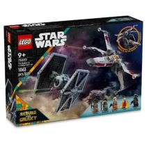 LEGO Star Wars 75393 Stíhačka TIE a X-wing – kombinovaná stavebnice