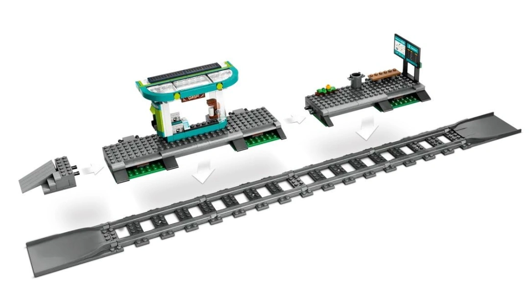 LEGO City 60423 Tramvaj a zastávka v centru města