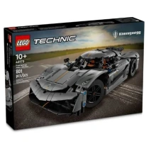 LEGO Technic 42173 Šedé hyperauto Koenigsegg Jesko Absolut