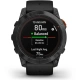 Garmin fenix 7X Pro Glass Solar - Gray / Black Silicone Band