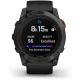 Garmin fenix 7X Pro Glass Solar - Gray / Black Silicone Band