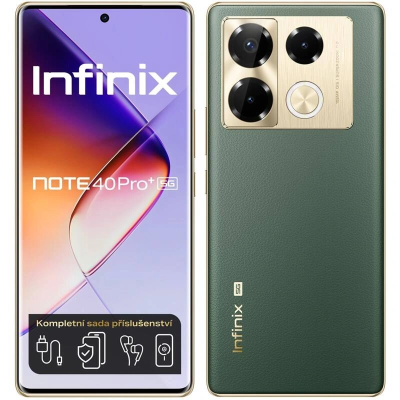 Infinix Note 40 Pro+ 5G 12/256GB, zelená