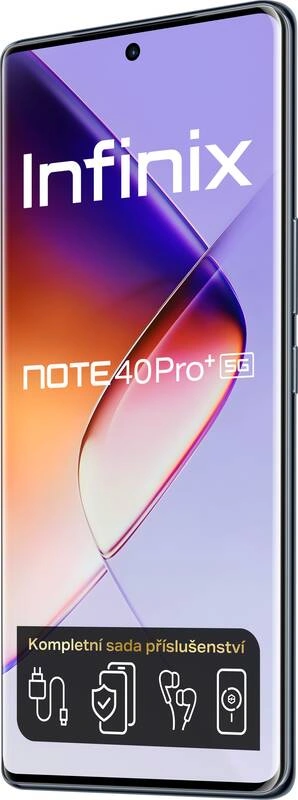 Infinix Note 40 Pro+ 5G 12/256 GB, černá