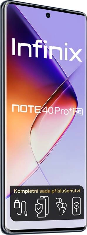 Infinix Note 40 Pro+ 5G 12/256 GB, černá