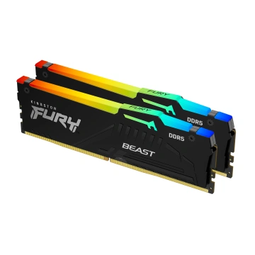 DIMM Kingston FURY Beast Black RGB EXPO 64 GB (2× 32 GB) (KF560C30BBEA2-64), černá