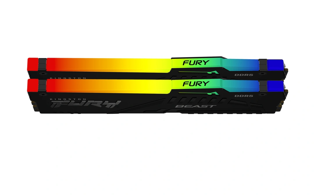 DIMM Kingston FURY Beast Black RGB EXPO 64 GB (2× 32 GB) (KF560C30BBEA2-64), černá