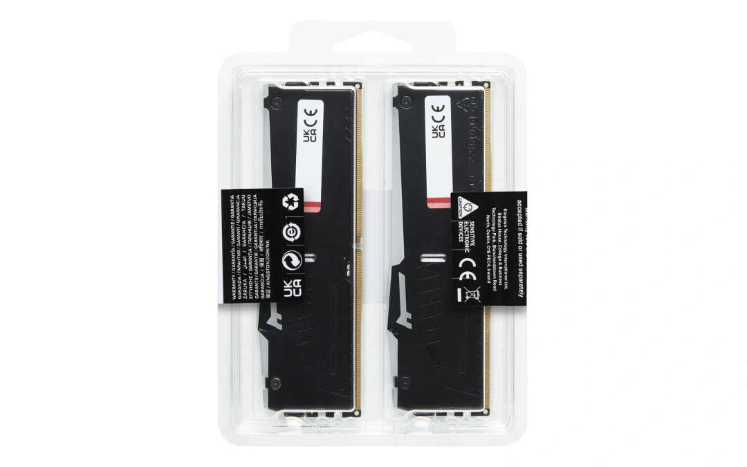 DIMM Kingston FURY Beast Black RGB EXPO 64 GB (2× 32 GB) (KF560C30BBEA2-64), černá