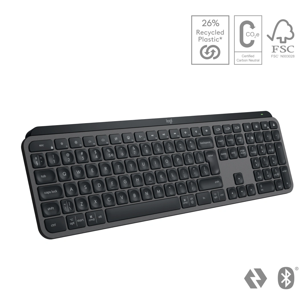 Logitech MX Keys S, US layout, grafitová