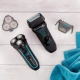 Remington R6000 R6 Style Series Aqua Rotary Shaver, černá/modrá