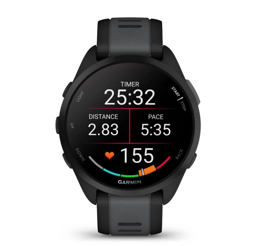 Garmin Forerunner 165, Black/Slate Gray