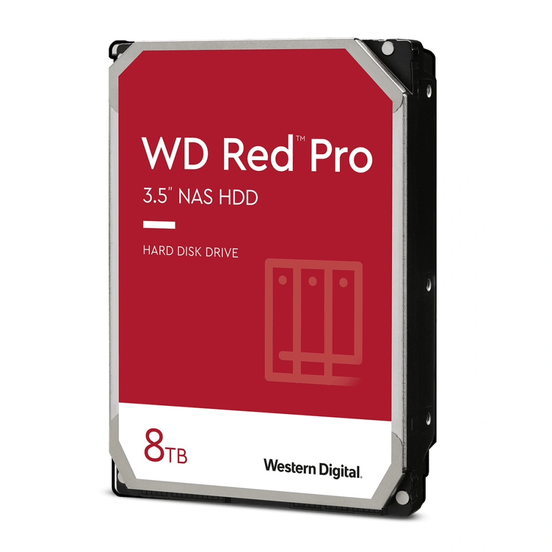 HDD 3,5" Western Digital Red Pro 8TB SATA 6 Gb/s, rychlost otáček: 7200 ot/min, 256MB cache