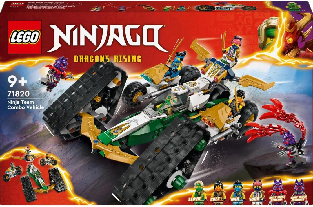 LEGO® NINJAGO® 71820 Tým nindžů a kombo vozidlo