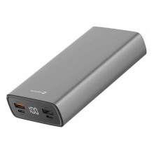 Swissten Aluminium (22013916), 20 000 mAh, 20 W, šedá