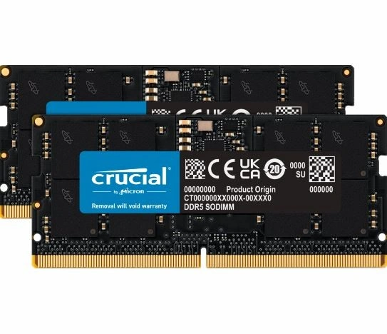 Crucial 32GB (2x16GB) DDR5 5600 CL46 SO-DIMM