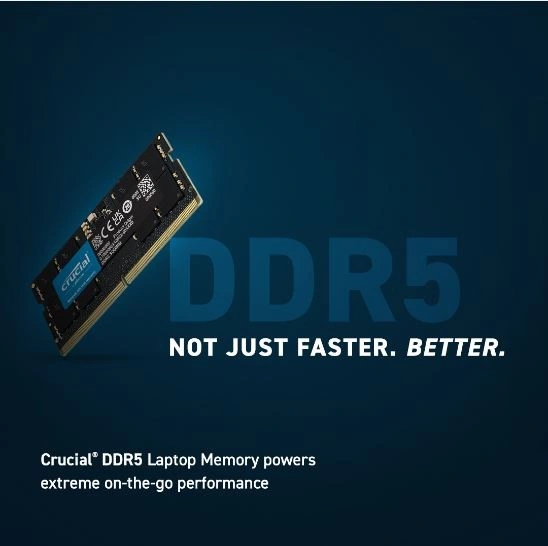 Crucial 32GB (2x16GB) DDR5 5600 CL46 SO-DIMM