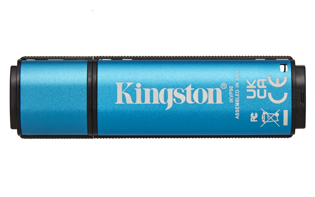 Kingston Kingston Ironkey Vault Privacy 50/8GB/USB 3.2/USB-A/Modrá