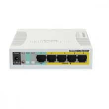 Mikrotik Cloud Smart Switch CSS106-1G-4P-1S (RB260GSP), 5x 1G, 1x SFP, PoE switch