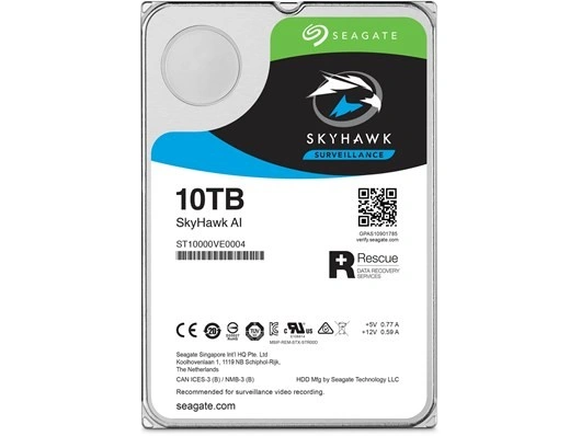 HDD SkyHawk AI 3.5" 10TB - 7200rpm/SATA-III/256MB + RV senzor