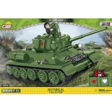 Cobi World War II T-34-85, 668 kostek, 1 figurka