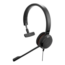 Jabra Evolve 30 II/Mono/Jack/Drát/MS/Černá