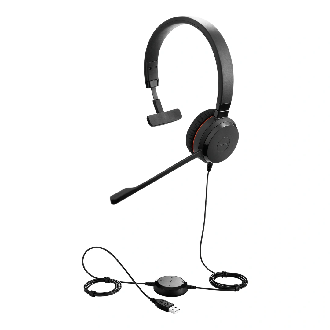 Jabra Evolve 30 II/Mono/Jack/Drát/MS/Černá