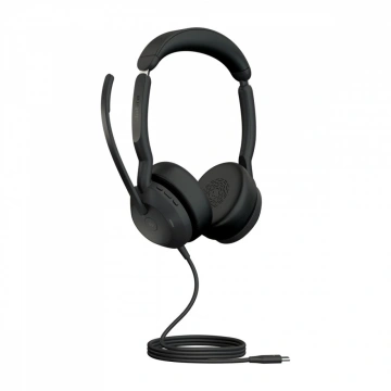 Jabra Evolve2 50/Stereo/ANC/USB-C/Drát/BT/Bezdrát/Černá