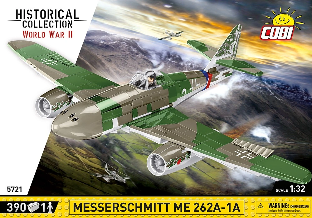 Cobi 5721 II WW Messerschmitt ME 262A-1A, 1:32, 390 k, 1 f