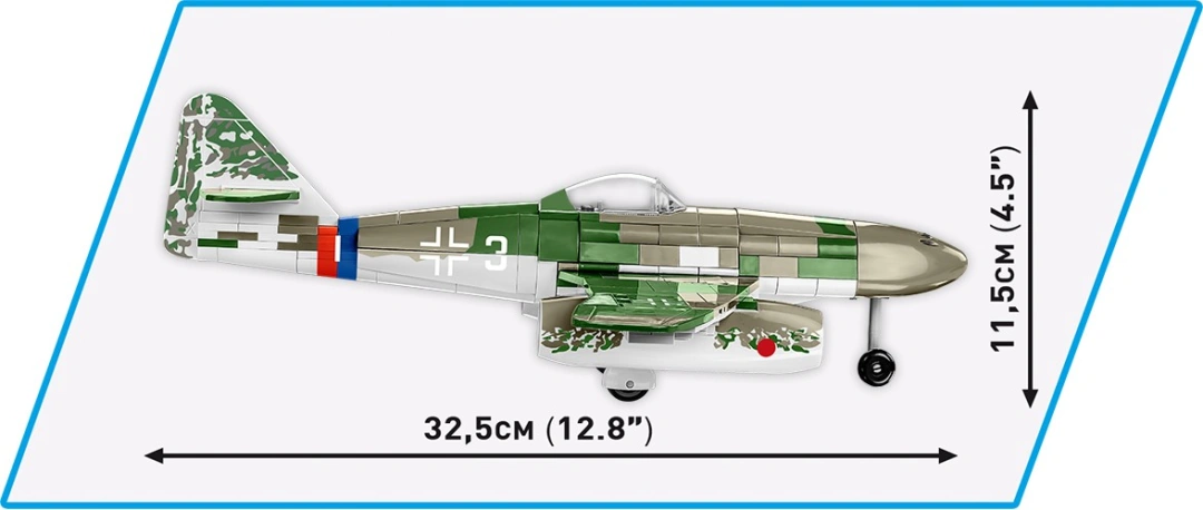 Cobi 5721 II WW Messerschmitt ME 262A-1A, 1:32, 390 k, 1 f