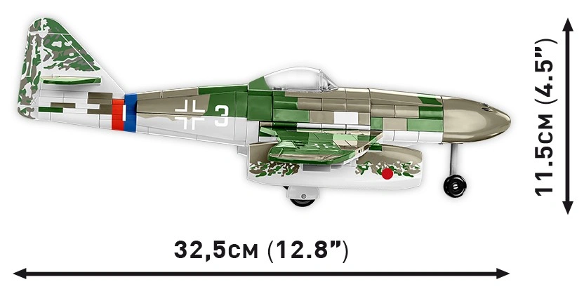 Cobi 5721 II WW Messerschmitt ME 262A-1A, 1:32, 390 k, 1 f