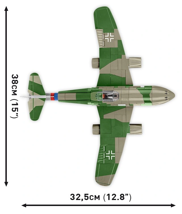 Cobi 5721 II WW Messerschmitt ME 262A-1A, 1:32, 390 k, 1 f