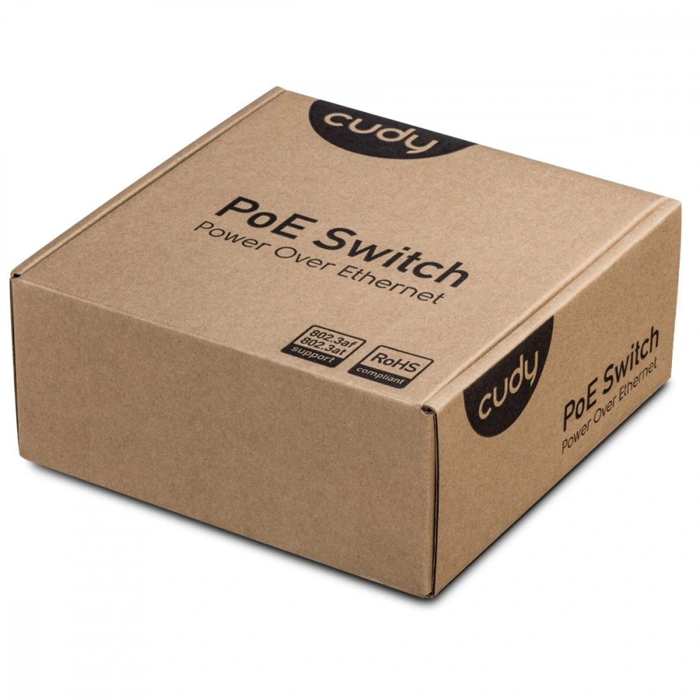 PoE+ 5portový průmyslový SWITCH GS1005P 120W 1Gbps