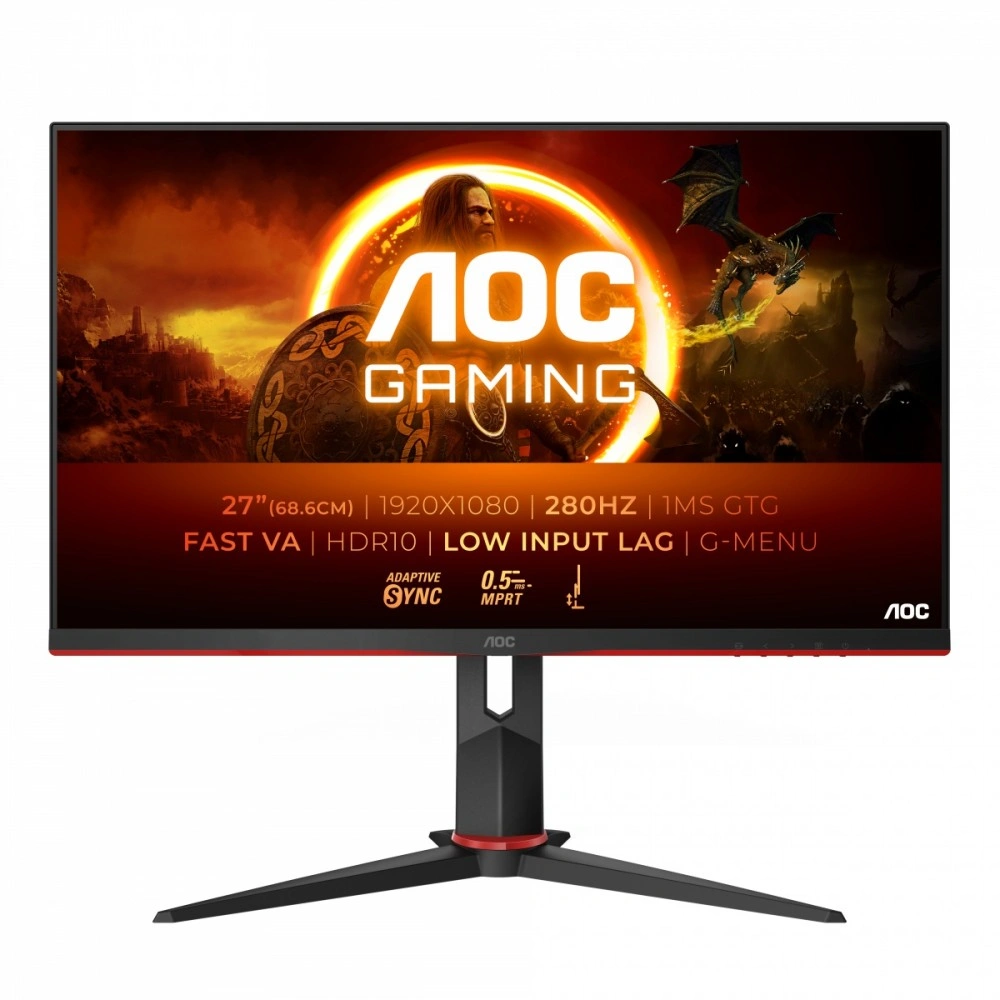 AOC 27G2ZN3/BK monitor 68,6 cm (27") 1920 x 1080 px Full HD LCD Černá