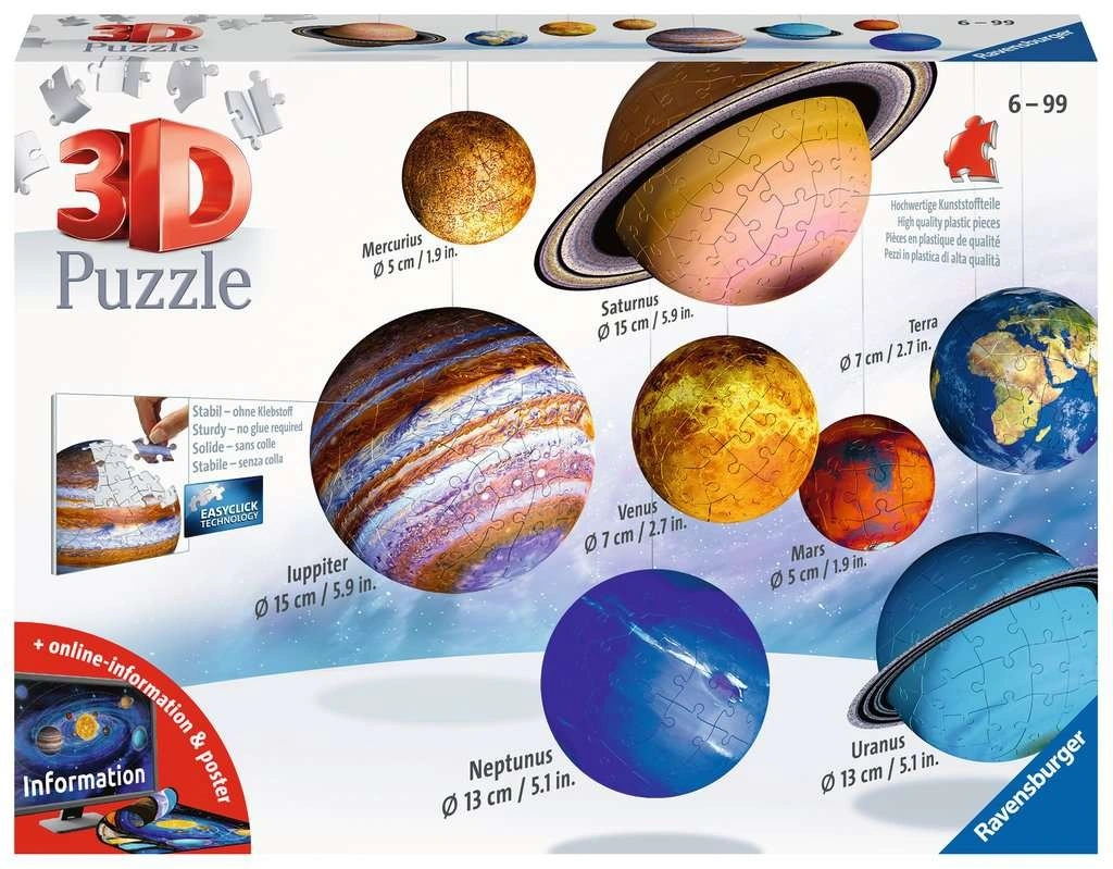 Ravensburger Planetární soustava 522 dílků