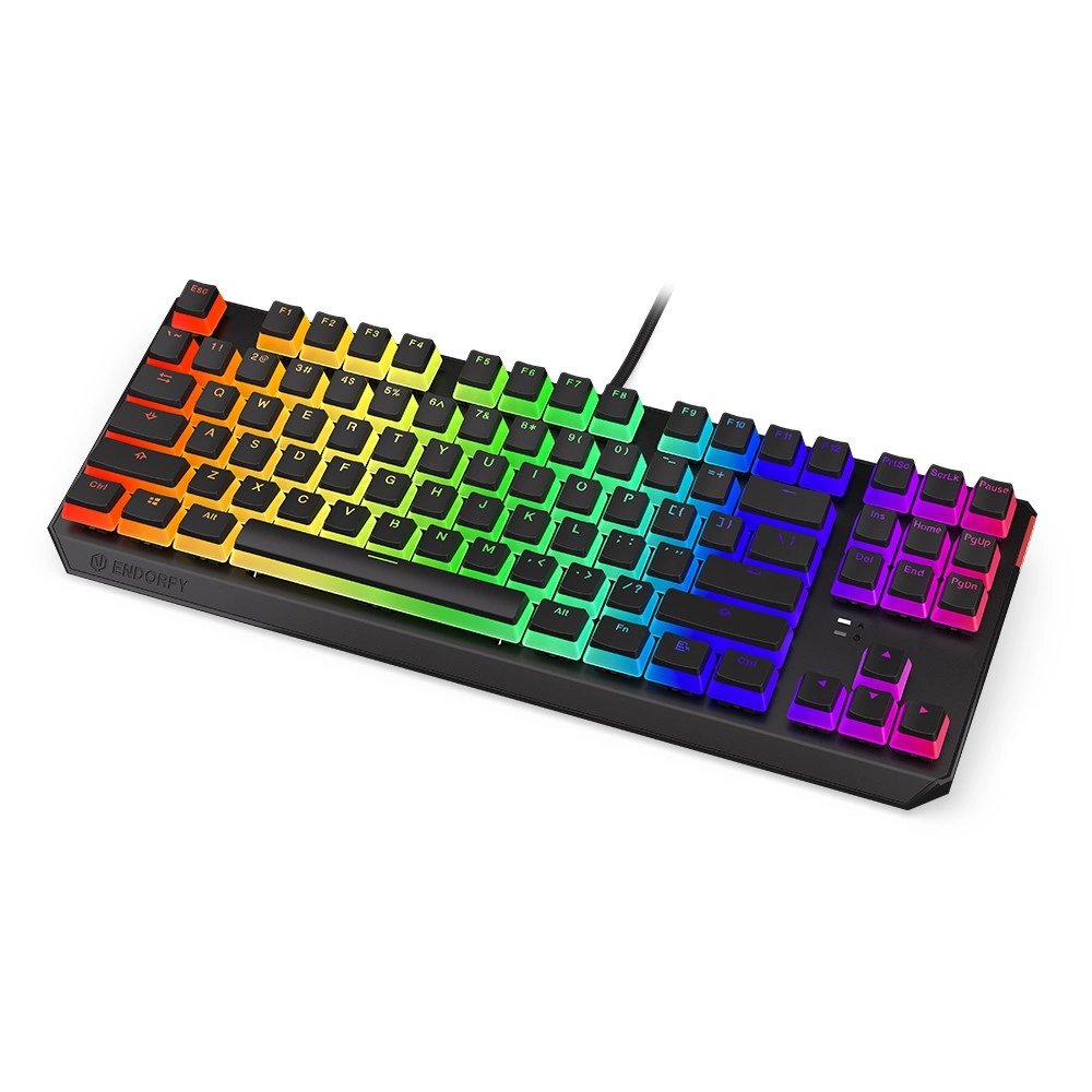 ENDORFY Thock TKL Pudding Kailh Red, RGB podsvícení, US layout (EY5A006), černá