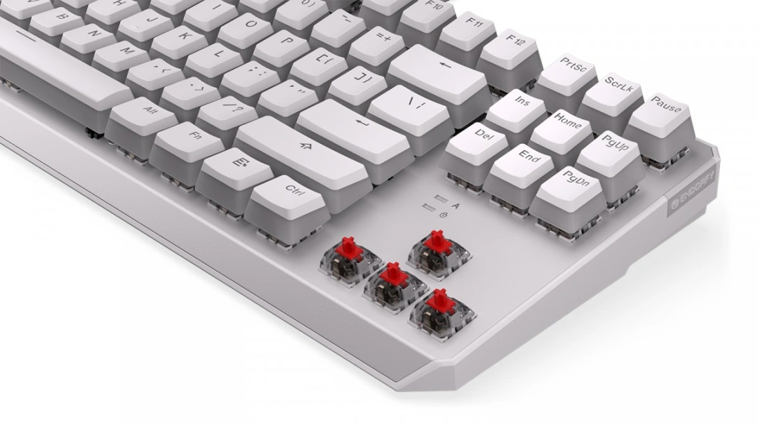 Endorfy Thock TKL Pudding Onyx White Red, Kailh Red, US