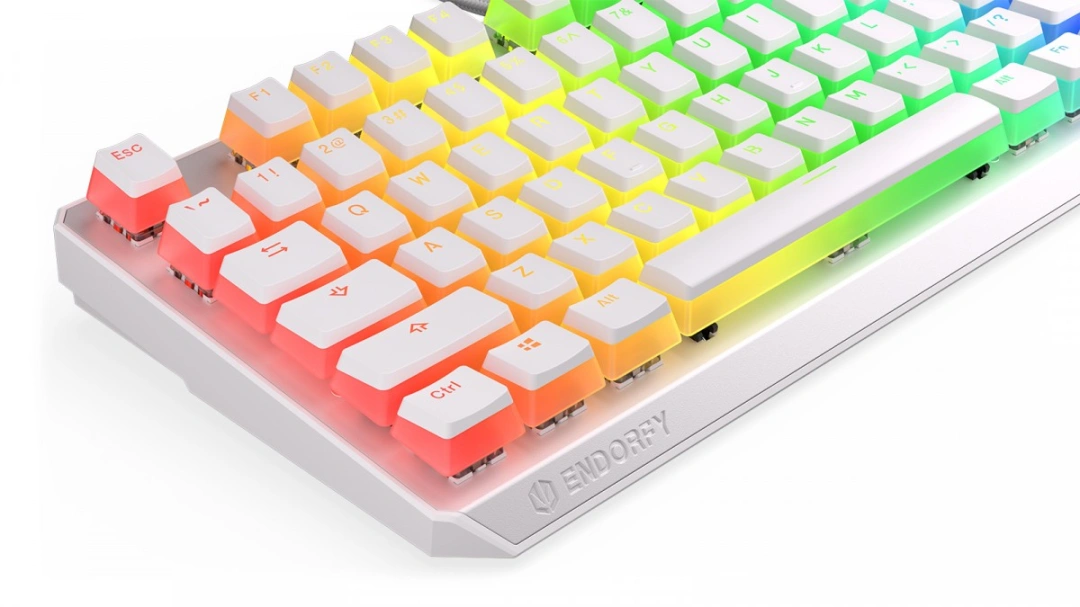 Endorfy Thock TKL Pudding Onyx White Red, Kailh Red, US