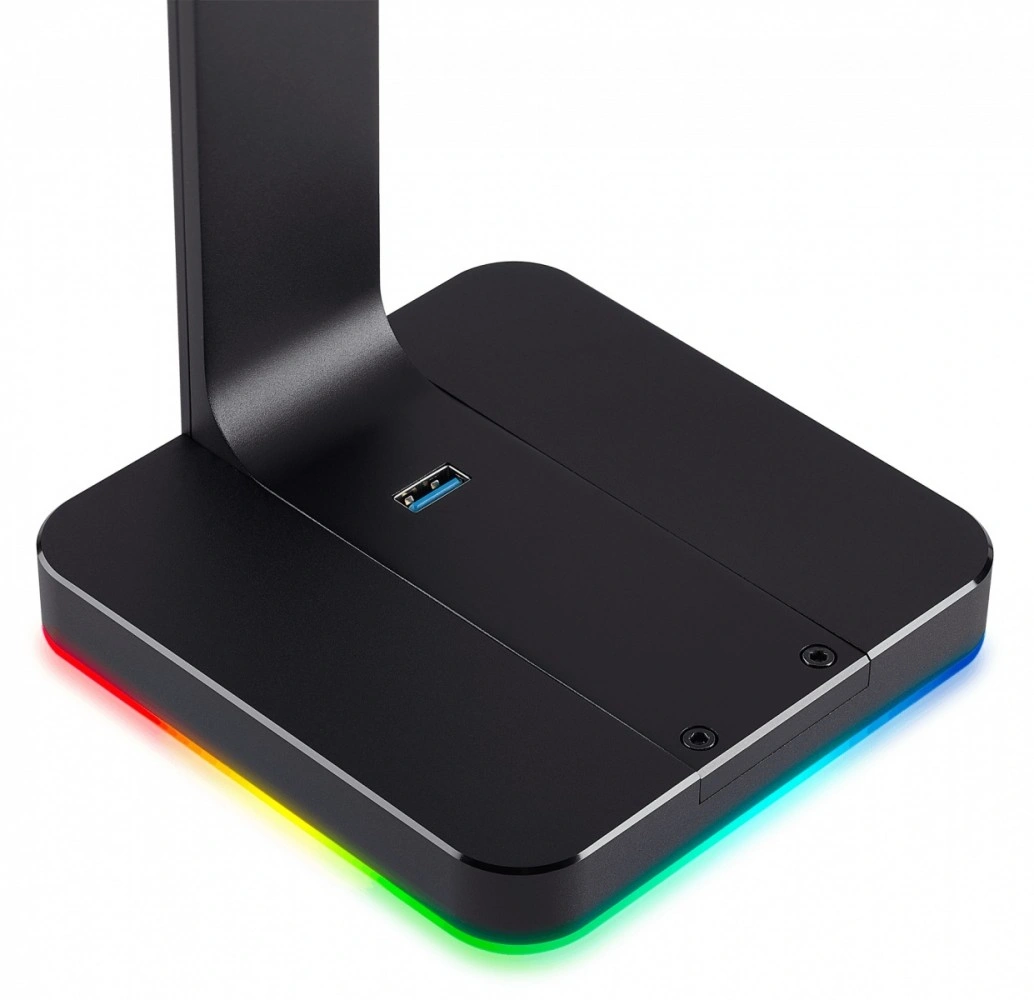 Corsair držák sluchátek ST100 RGB, 7.1 zvuková karta, USB 3.1 hub