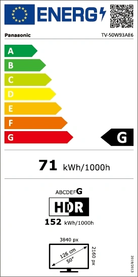 Panasonic TV-50W93AE6