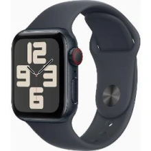 Apple Watch SE 2024 GPS + Cellular 40 mm, pouzdro z temně inkoustového hliníku a temně inkoustový sp