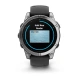 Garmin fenix E 47 mm, Stainless Steel / Graphite Silicone Band