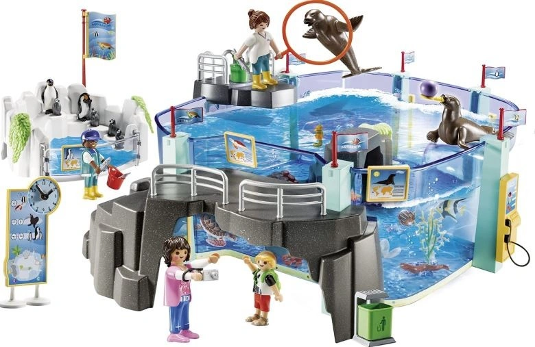 Playmobil mega set 70537 tučňácké akvárium s bazénem