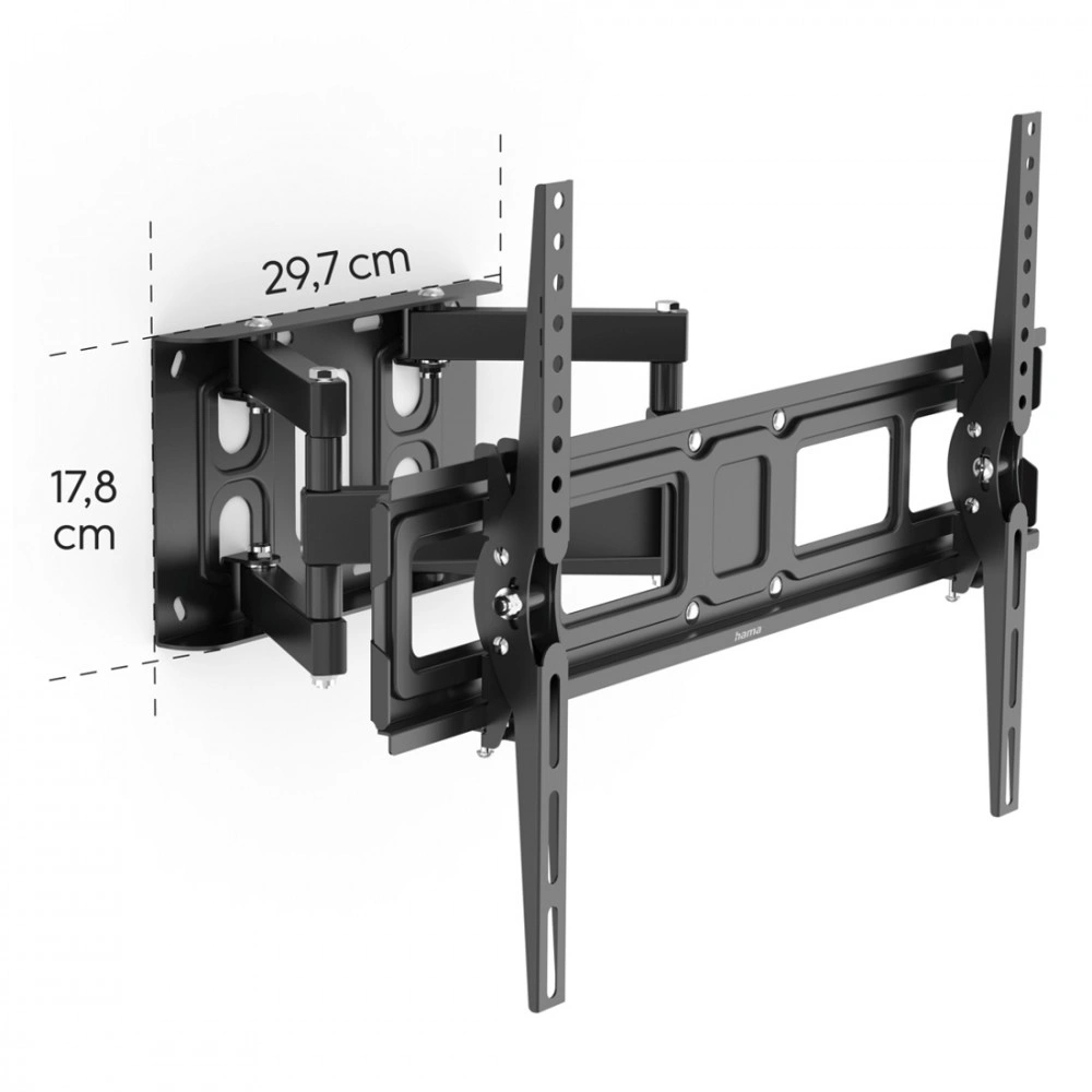 Hama pohyblivý, pro úhlopříčky 32" až 84", nosnost 50 kg, černá