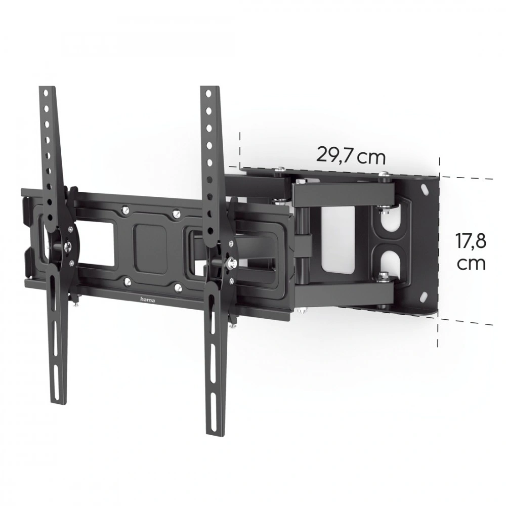 Hama nástěnný držák TV, pohyblivý (dvojitá ramena), 400x400