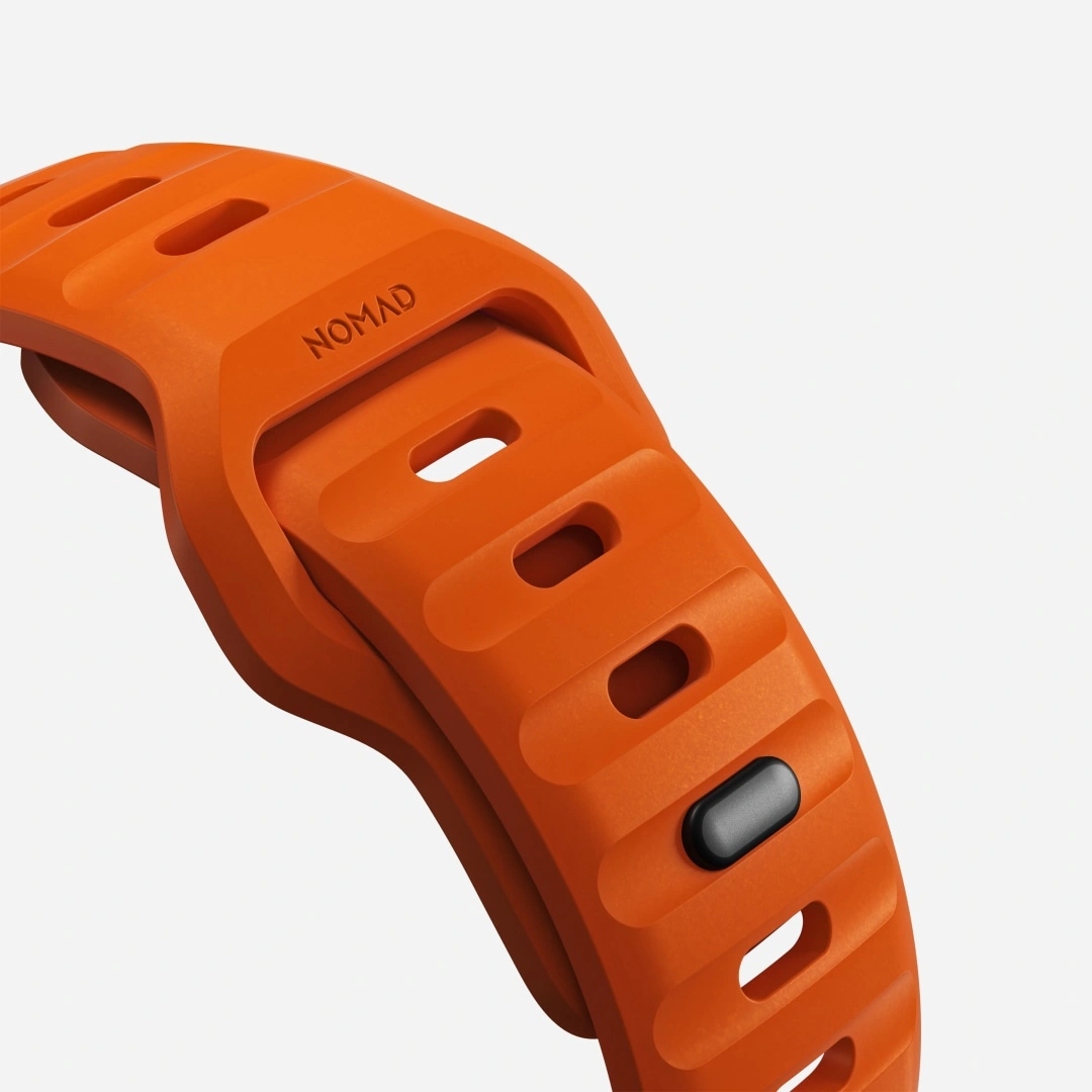 Nomad Sport Band - Sportovní vodotěsný řemínek pro Apple Watch 45 / 49 mm, oranžový