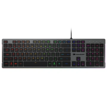 COUGAR herní klávesnice VANTAR S RGB Black, Ultra Slim Thickness, Anti-Ghosting