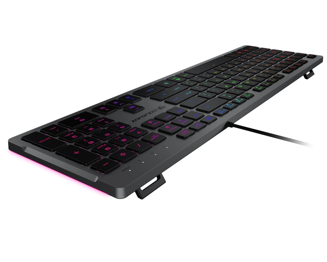 COUGAR herní klávesnice VANTAR S RGB Black, Ultra Slim Thickness, Anti-Ghosting