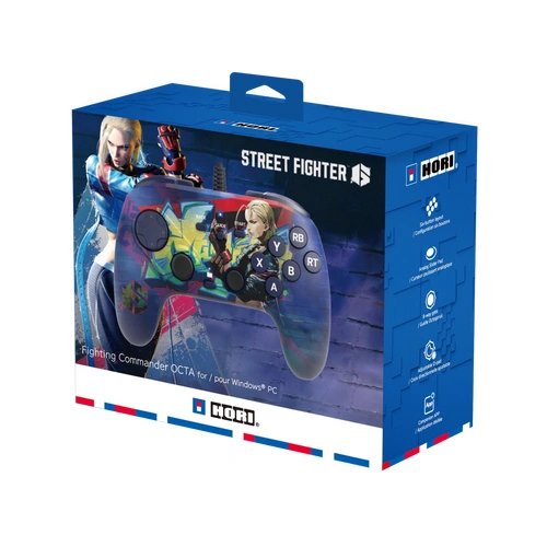 HORI Fighting Commander OCTA SF 6 Cammy Edition pro PC, modrá