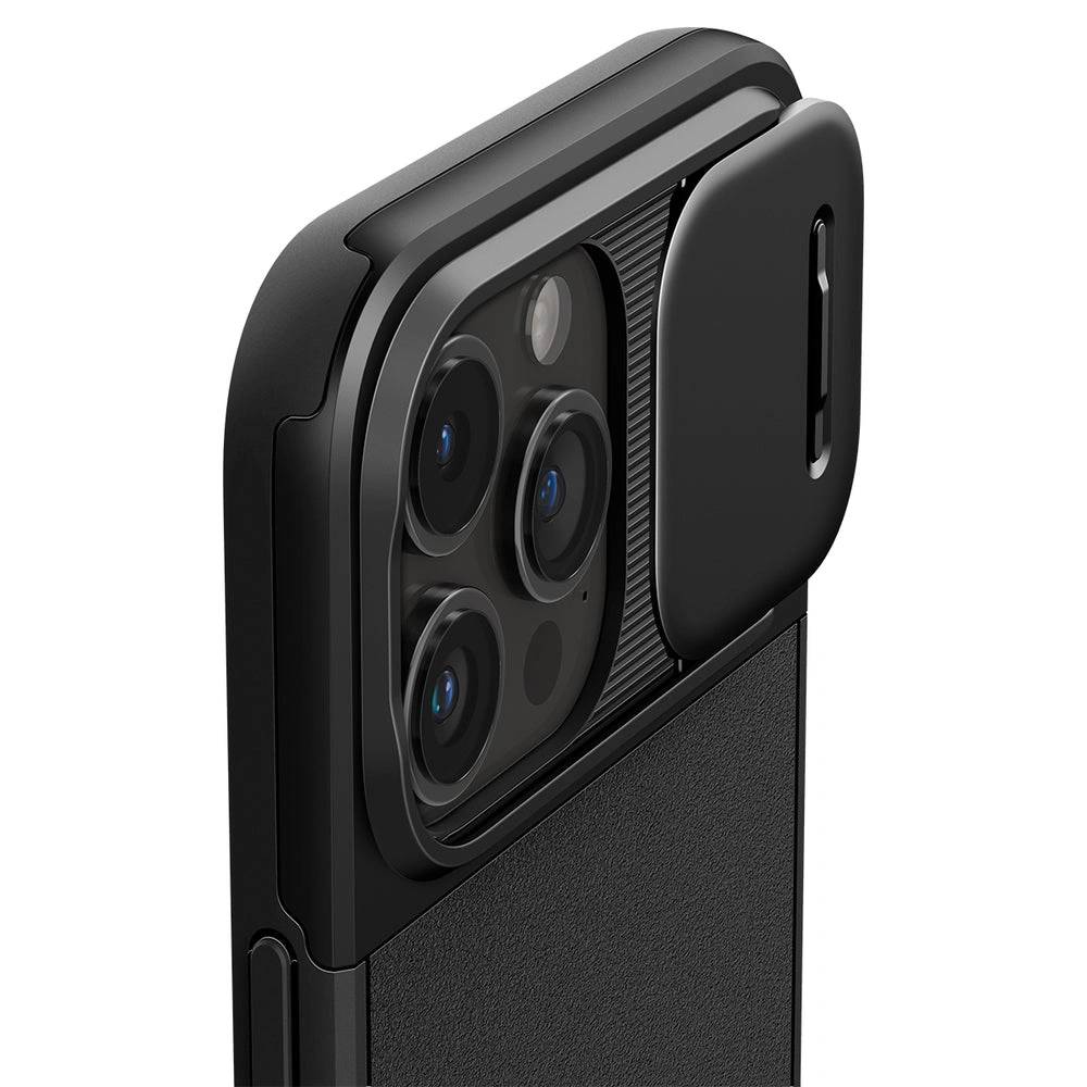 Spigen SPIGEN OPTIK ARMOR MAG MAGSAFE IPHONE 15 PRO MAX ČERNÝ