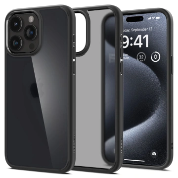 Spigen ochranný kryt Ultra Hybrid pro iPhone 15 Pro, black